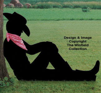 Lazy Cowboy Shadow Woodcraft Pattern