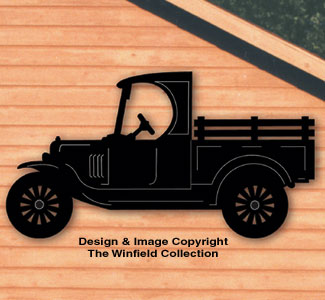 Model-T Truck Shadow Woodcraft Pattern