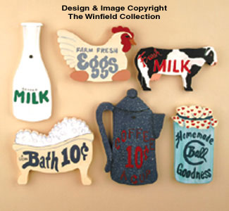 13 Old Country Signs Woodcraft Pattern