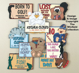 Comical Sign Pattern Collection