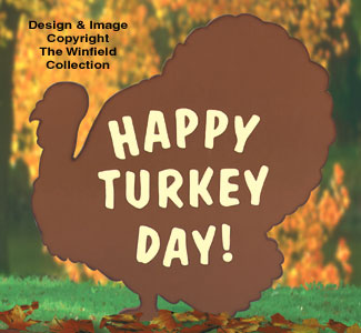 Turkey Silhouette Sign Pattern - The Winfield Collection