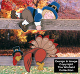 Lazy Pilgrim & Turkey Woodcraft Pattern