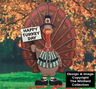 Thomas Turkey Yard Sign Pattern