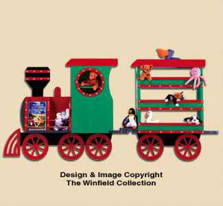 Bean Bag Animal Train & Car Woodcraft Pattern