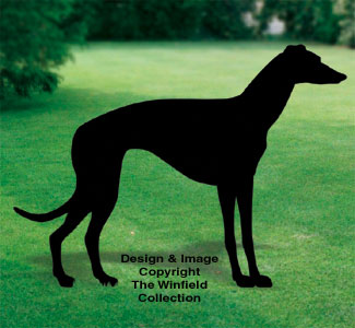Greyhound Shadow Woodcrafting Pattern