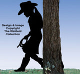 Cowgirl Kid Shadow Woodcraft Pattern