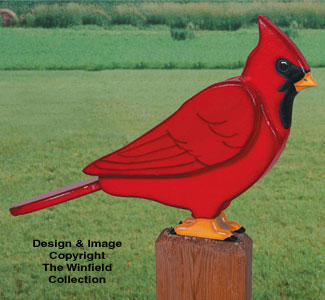 3D Giant Cardinal Woodcraft Pattern - The Winfield Collection