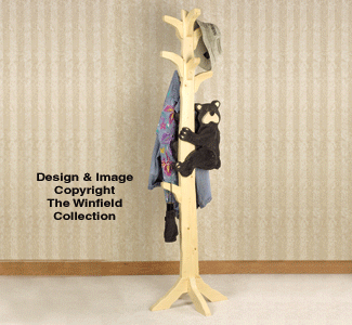Black Bear Coat Rack Woodworking Plan - The Winfield Collection