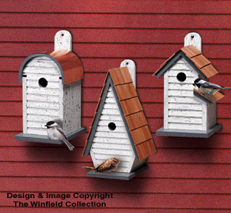 Chickadee/Wren House Trio Wood Pattern