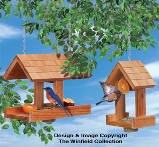 Projektplan für Futterhäuschen aus Holz für Singvögel