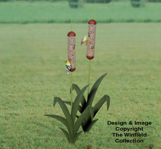 Cattail Birdfeeder Woodworking Plan
