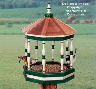 Gazebo Birdfeeder Woodworking Pattern - The Winfield Collection