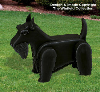 3D Life-Size Scottish Terrier Woodcraft Pattern - The Winfield Collection