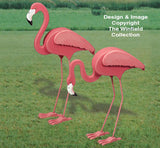 3D Life-Size Flamingos Woodcrafting Pattern