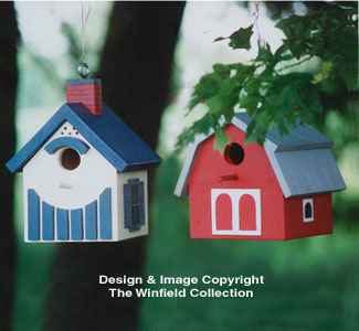 Summer Country Birdhouses Patterns