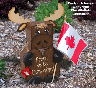 Canadian Moose Patio Paver Pal Pattern