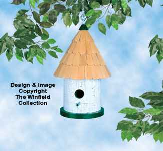 Round Birdhouse Woodcraft Plan