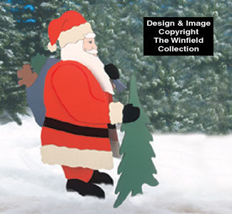 Standing Santa Woodcraft Pattern - The Winfield Collection