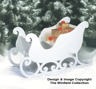 Medium & Small Sleigh Woodworking Plans - The Winfield Collection