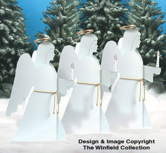 Candlelight Angels Woodcraft Pattern