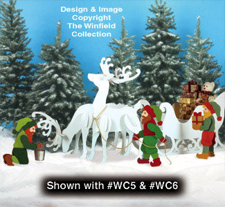 Santa's Elves Woodcraft Pattern - The Winfield Collection