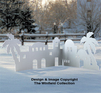 Bethlehem Backdrop Wood Pattern