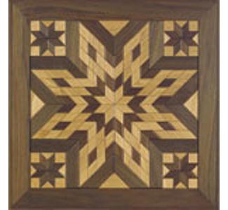 Wood Quilt Square Pattern #1 - The Winfield Collection