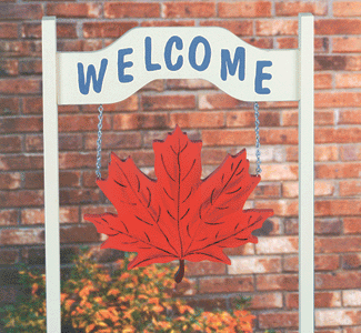 Changeable Welcome Sign Pattern