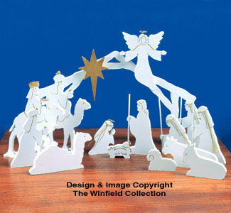 Elegant Indoor Nativity Pattern