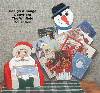 Christmas Card Holder  Wood Pattern