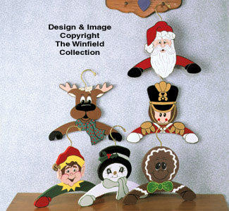 Christmas Hangers Wood Pattern