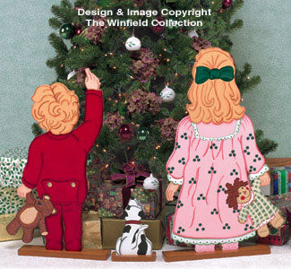 Christmas Tree Gazer Wood Pattern