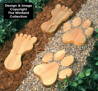 Giant Footprint Stepping Stones Pattern - The Winfield Collection