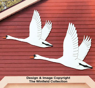 Flying Swans Woodcraft Pattern - The Winfield Collection