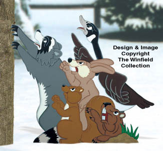 Angry Animals Woodcraft Pattern - The Winfield Collection