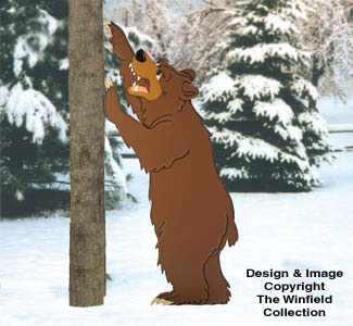 Grumpy Grizzly Woodcraft Pattern - The Winfield Collection