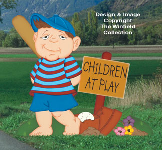 Boy At Play Woodcraft Pattern - The Winfield Collection