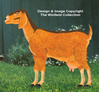 Barnyard Goat Woodcraft Pattern