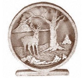 Deer Circle Desktop Project Pattern - The Winfield Collection