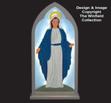 Glowing Mary Woodcraft Pattern