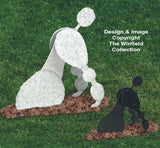 Poodle Diggin' Dogs Woodcraft Pattern