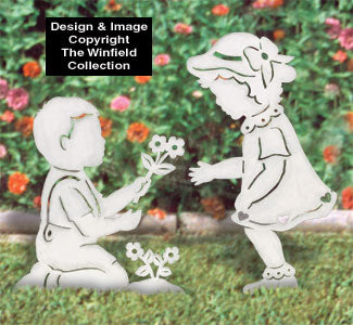 Victorian Young Love Wood Pattern