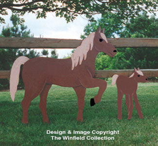 Horse & Colt Woodcraft Pattern - The Winfield Collection