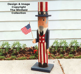 Pole Uncle Sam Woodcraft Pattern – The Winfield Collection