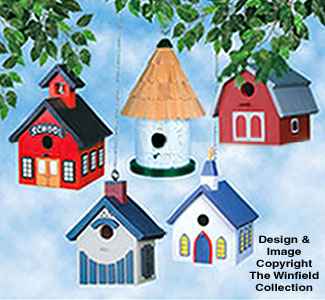 Birdhouse Pattern Collection (BH1, 16 & 21)