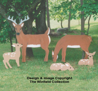 Yard Deer Wood Pattern Set (YD68 & YD116) - The Winfield Collection