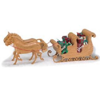 Horse Drawn Victorian Sleigh Scroll Saw Pattern - The Winfield Collection