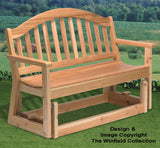 Loveseat Glider Wood Project Plan