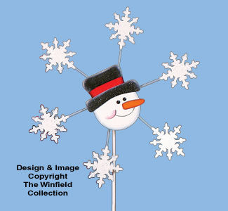Snowman Whirligig Woodcrafting Pattern