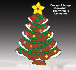 Giant Gingerbread Tree Wood Pattern - The Winfield Collection